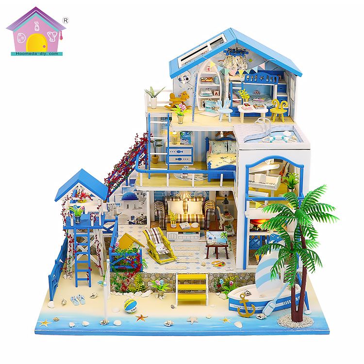 سطح دشواری از Hongda DIY Dollhouse