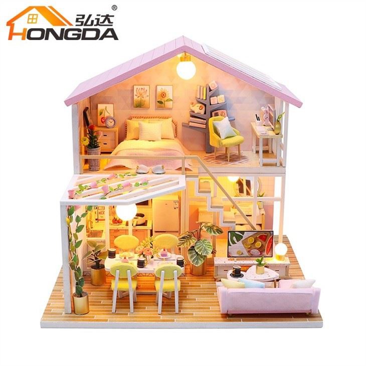 Doll Wooden House